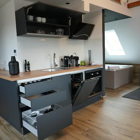 Alojamento de Acomodação e Pequeno-almoço L'atelier Emile - Privatif - 5 Min Colmar Sainte-Croix-en-Plaine